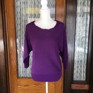 New York and company purple sweater size Medium